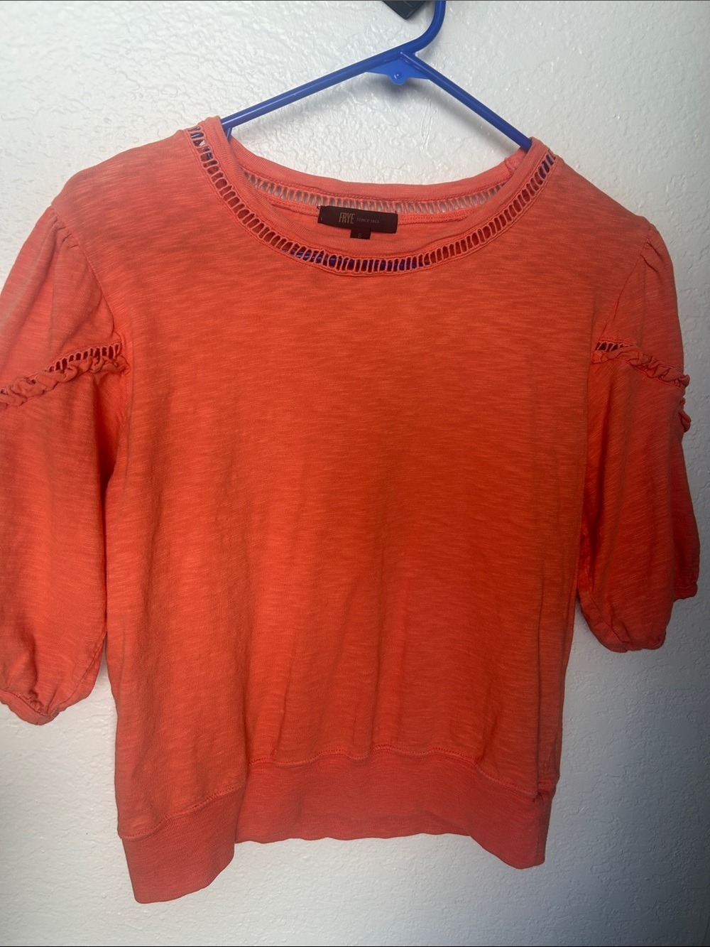 Frye Coral Short Sleeve Pullover Sweatshirt